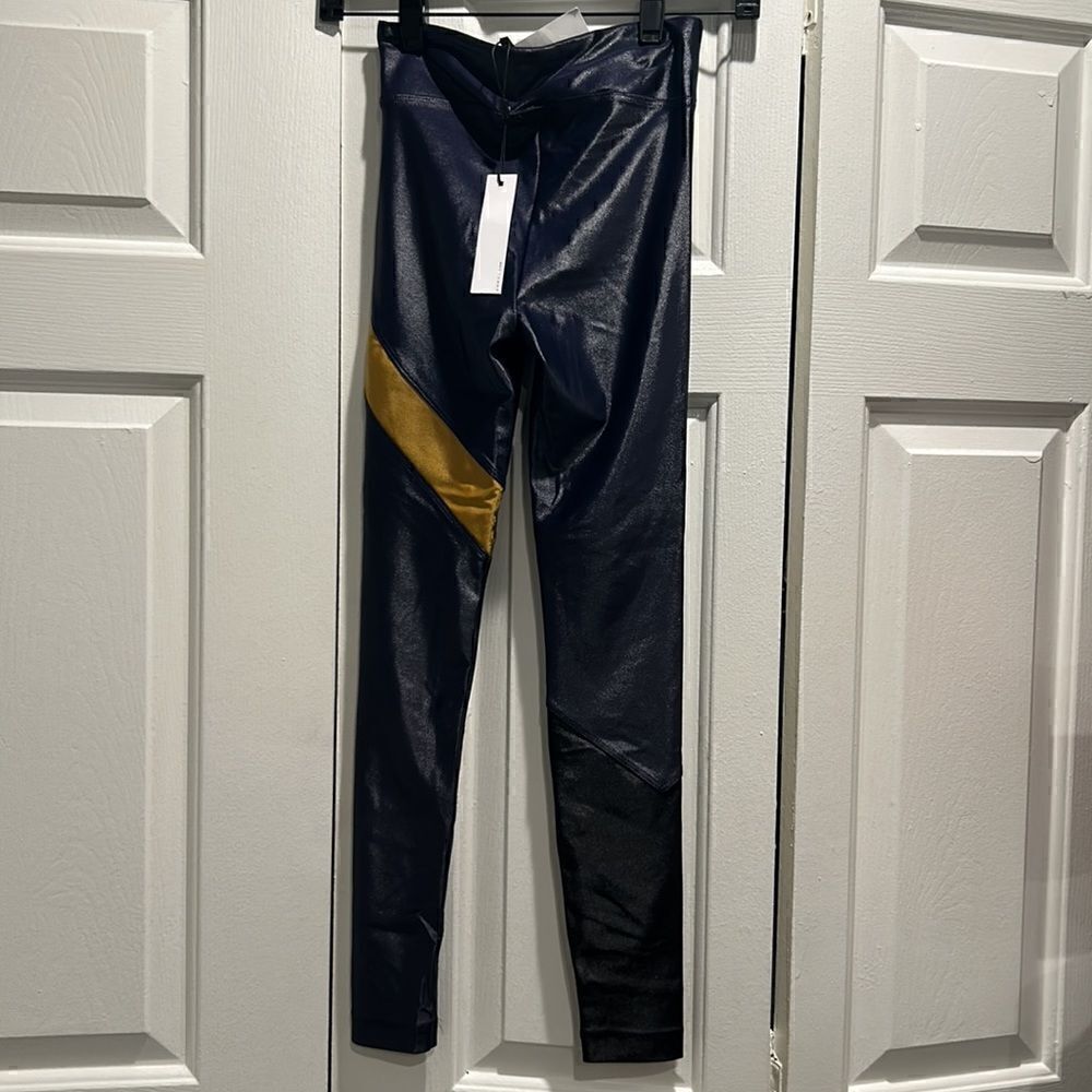 NWT Koral Navy/Black/gold Appeal Infinity Leggings, Size XS - Picture 4 of 9